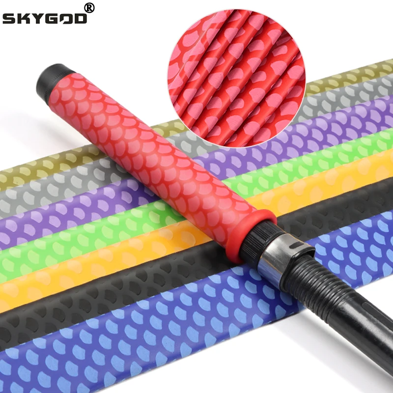 

1~10pcs New Non Slip Heat Shrink Tube Red Diameter 15~40mm Waterproof Cover Bicycle Handle Protector Anti Skid Fishing Rod Wrap
