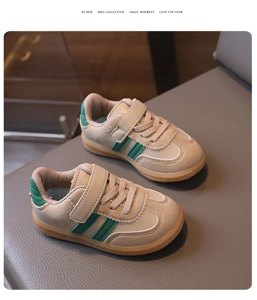 PU-Leder-Sportschuhe für Kinder, wasserdichte Mädchen-Turnschuhe mit weichen Sohlen, Ergonomie, rutschfeste Kleinkinderschuhe für Kinder – Detail 18