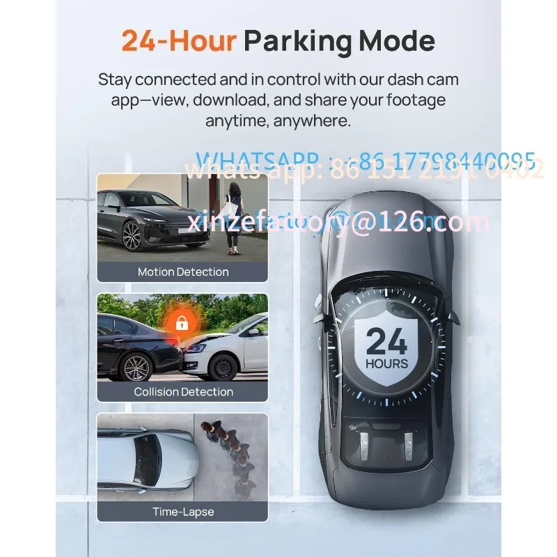 كاميرا داش A810 4K قابلة للتخصيص أمامي وخلفي، كاميرا داش مزدوجة للسيارات مع رؤية ليلية Starvis 2 HDR، دعم 4G LTE، ADAS، B #6