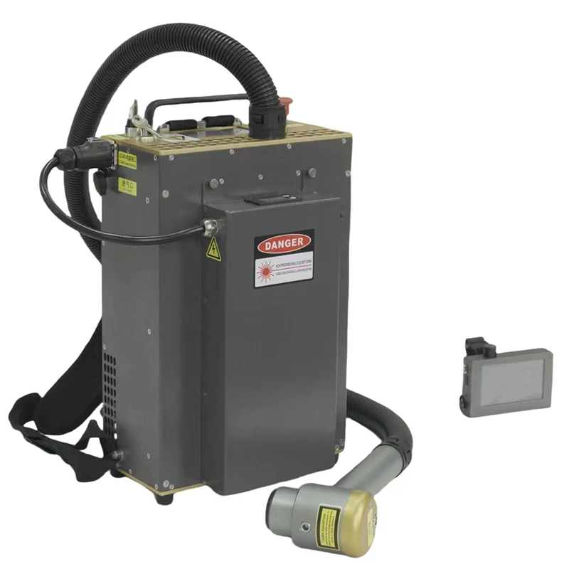 Rugzak Fiber Laser Roest Remover 100W 200W 300W Laser Reinigingsmachine