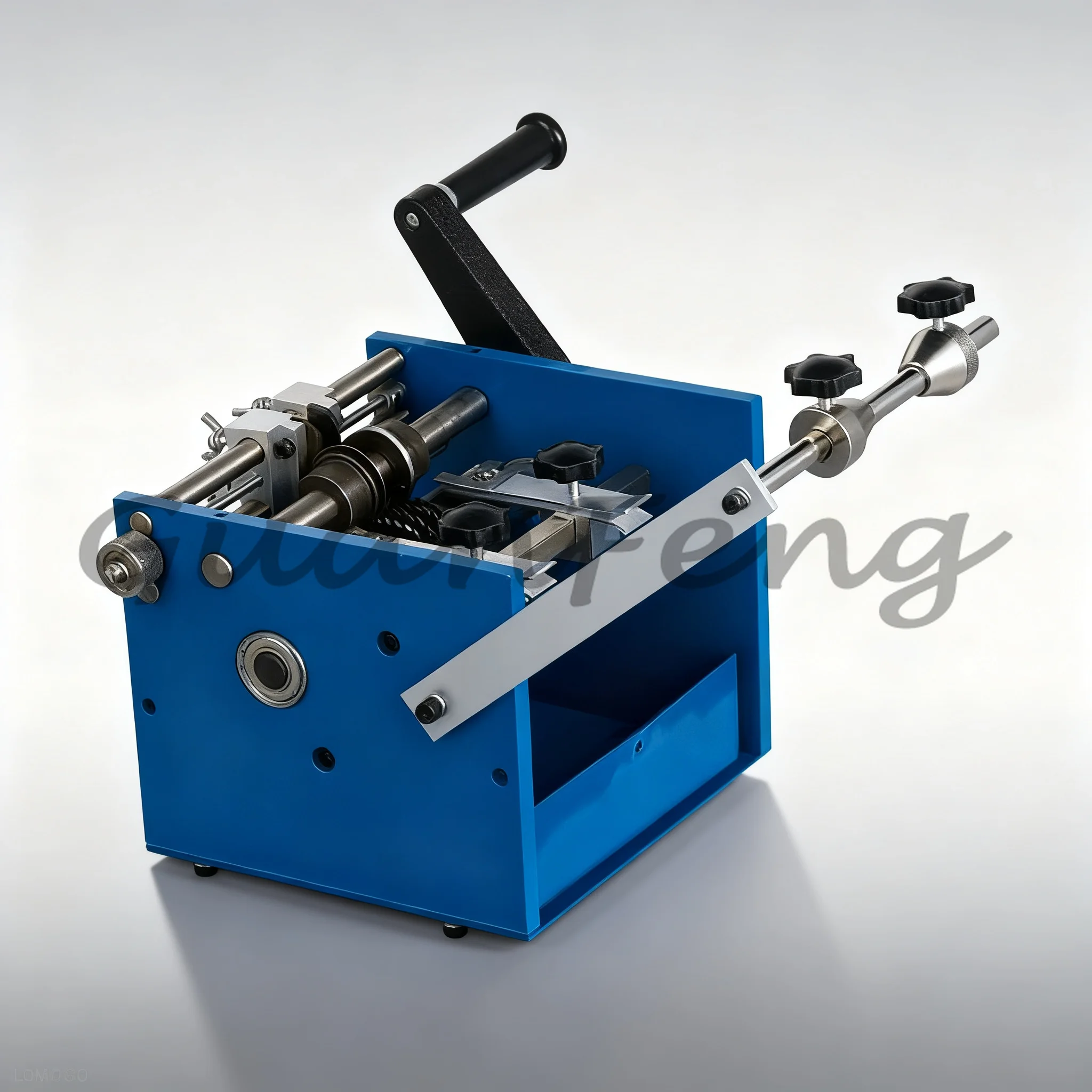 All Metal Hand Crank Resistor & Diode Forming Machine Belt Type Bulk Bar Component Shaping Equipment