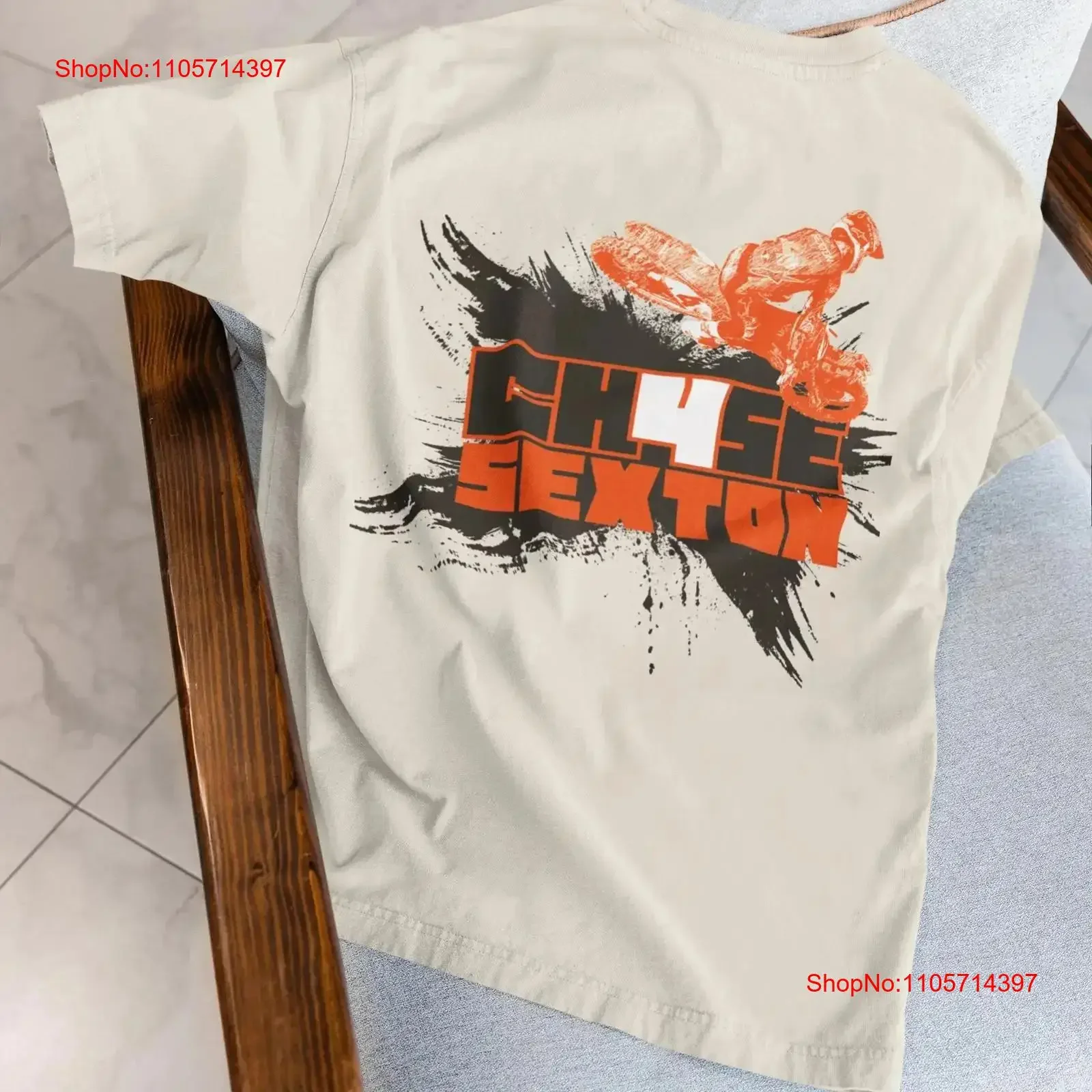 Chase Sexton 4 Supercross T Shirt 2025 Motocross Racing for Fans Him Her Apparel vintage Washed Slightly Soft Versatile