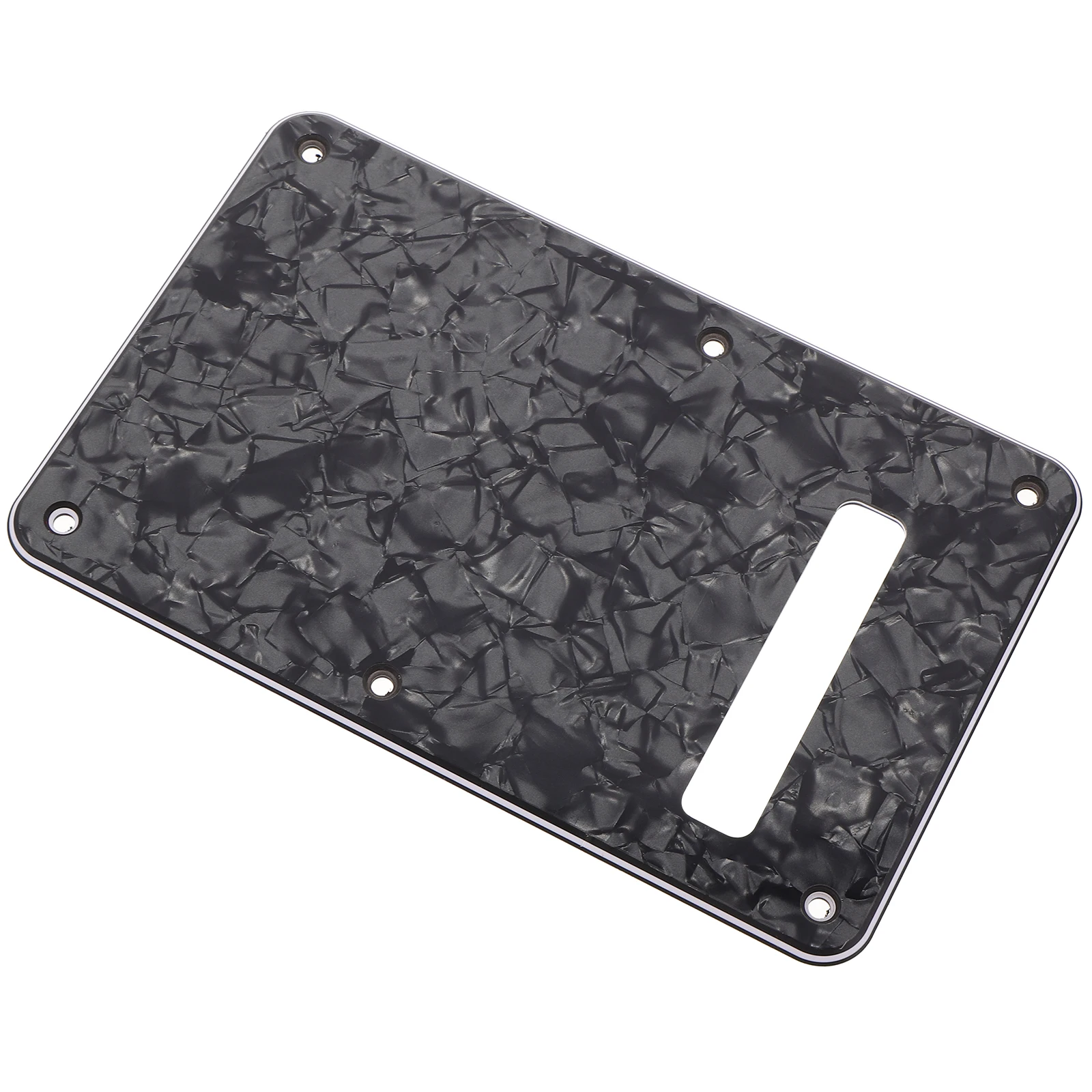 

2Pcs Electric Guitar Backplate with 6 Holes Rounded Edge Protector for Control Cavity Dust Shield Stylish Guitar Parts Upgrade
