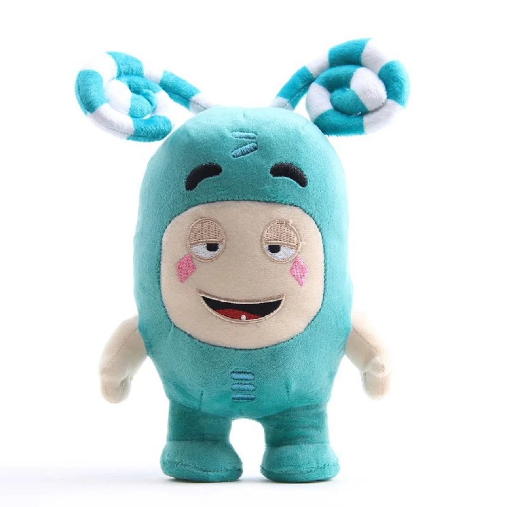 8pcs/Lot Oddbods Cartoon Plush Toys Stuffed Kids Toy Collection Kids Doll Christmas Birthday Gift Home Decoration 18 cm-24cm