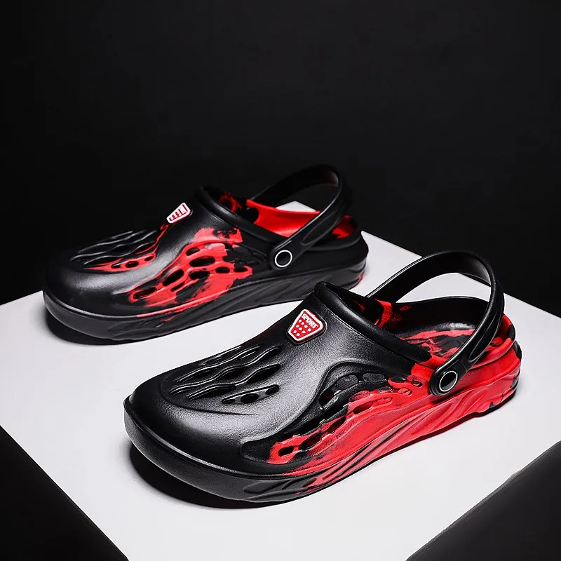 Male Slippers EVA Outdoor Vacation Simple Sandals Indoor Anti-slip Waterproof Clogs Off White Shose Summer Platform Shoes
