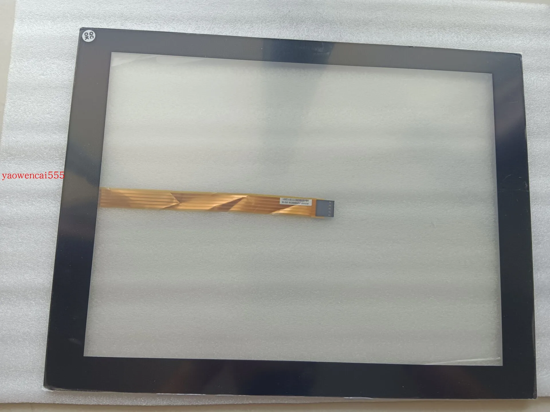 New  AB-1515020511118112001 15 Inch Touch Screen Glass For Machine Panel Repair,Available&Stock Inventory