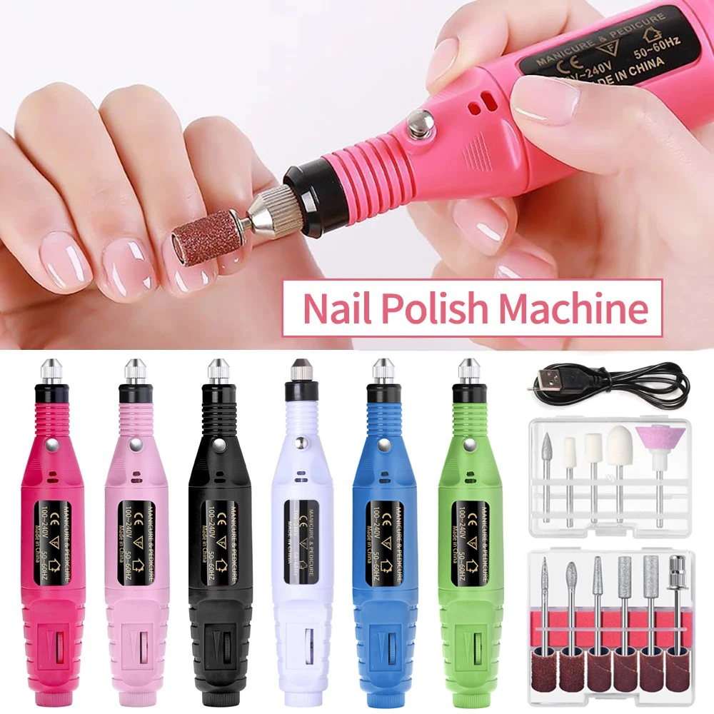 Electric Nail Sander Nail Drill Machine Mill For Manicure Driller Professional Nail Art Sanding File Pen Tools Nail tools