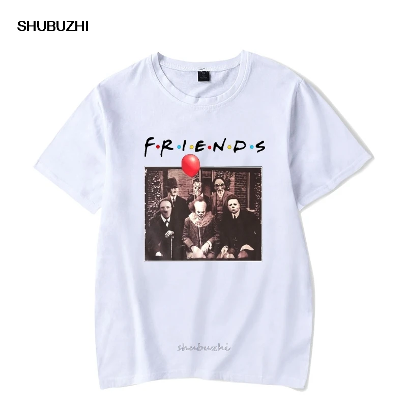 Horror Pennywise Friends Michael Myers Jason Voorhees Halloween Men/Women's T-Shirt CottonMatching T-Shirt Graphic Tops