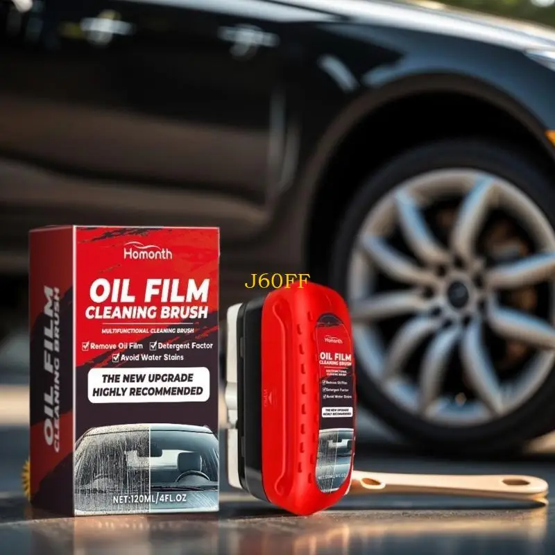 

J60F Clear Visitability Auto Car Glass Cleaner Удаляет нефтяную пленку, повышает безопасность предотвращения дождя и удаления