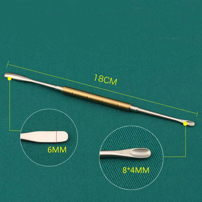 Double Nose Scraper Nose Single Curette Scraper Cosmetic Plastic Instrument Tool