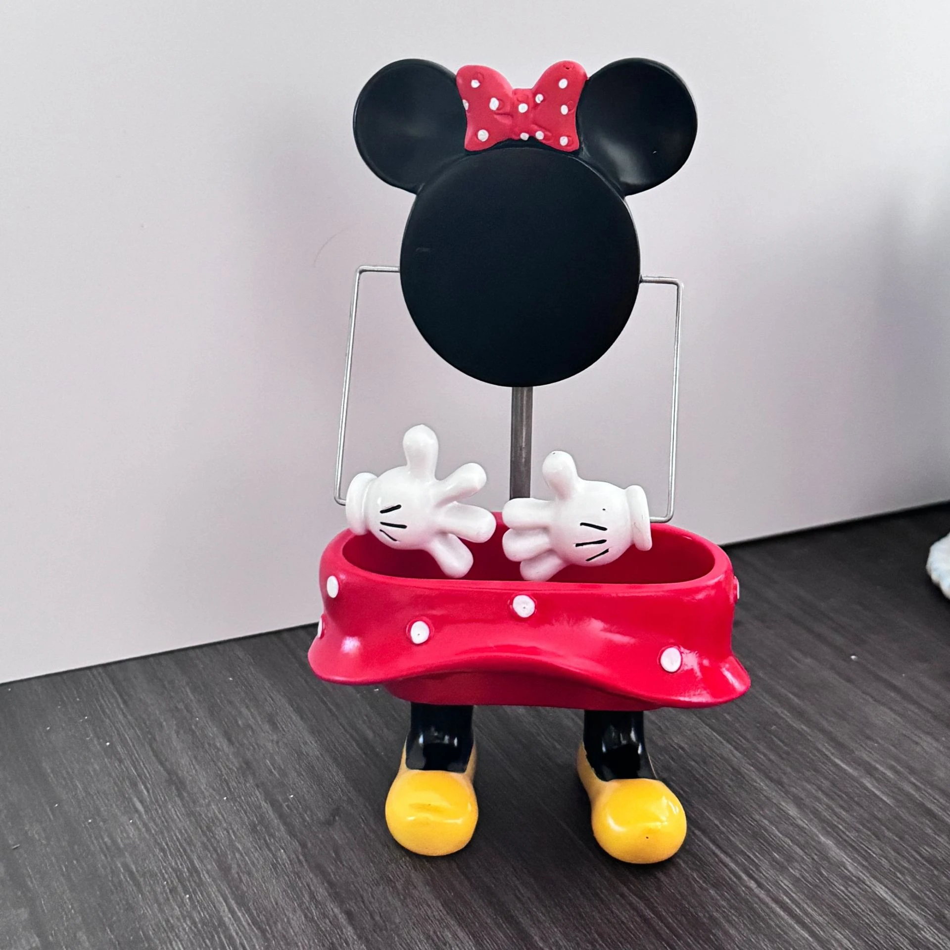 Disney Mickey Minnie Mouse Remote Control Storage Mobile Phone Multi-functional Desktop Stand Ornament Placement Anime Rack