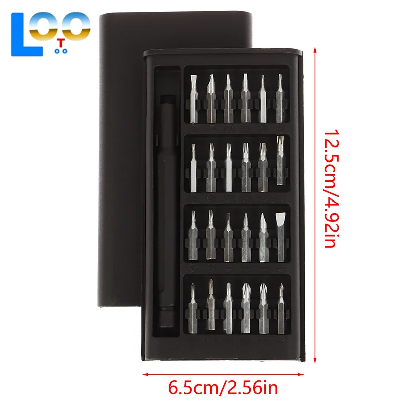Набор прецизионных магнитных отверток 25 в 1, многофункциональный инструмент для обслуживания телефона, компьютера, прецизионный ремонт электроники