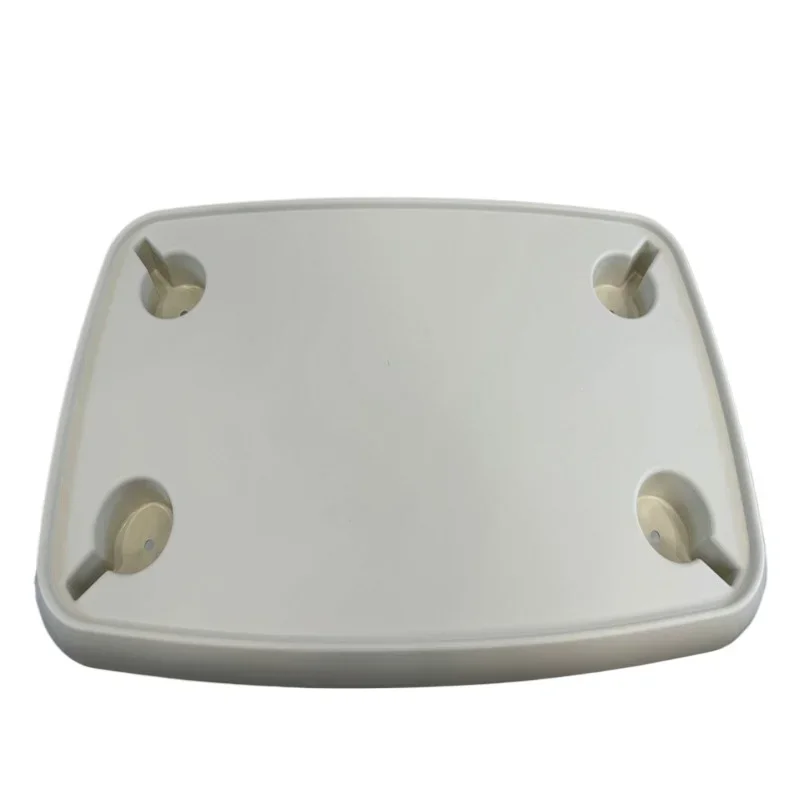 White plastic rectangular table top 460 × 760 mm, yacht, ship, RV accessories