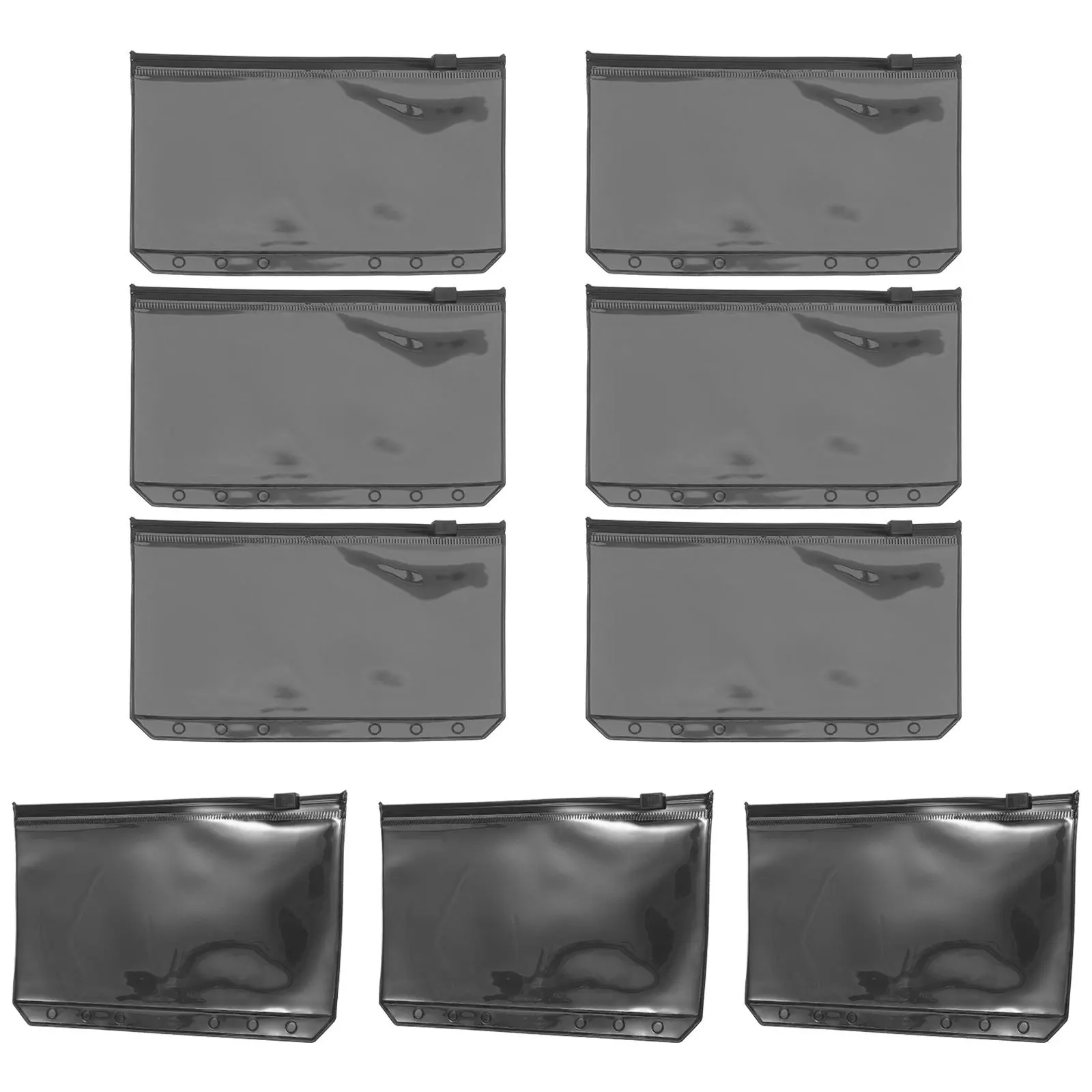 

20 шт. A6 карманы для папок с 6 отверстиями, пластиковая папка, легкий органайзер для файлов с легким доступом для офиса, школьной поездки