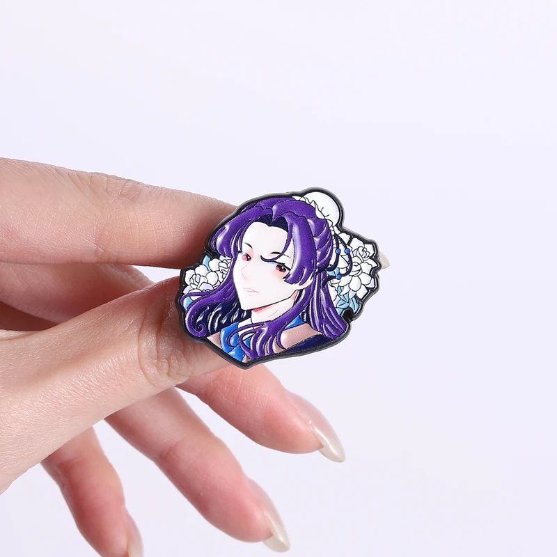 Maomao Light Novel Brooch Enamel Pins  Cute Japanese Anime Cartoon Character Brooches Lapel Badge Jewelry Gift for Fans Friends image 4