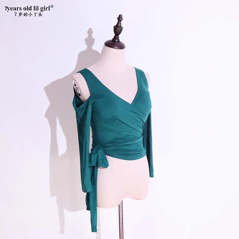 Belly Dance Top Wrap Yoga Wear for Women Modal Tribal Fusion Fitness And Dance Wear GCC21