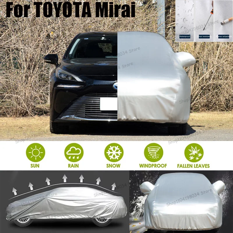 

For TOYOTA Mirai Auto Anti snow Anti dust Sunscreen Anti-uv Anti peeling paint And Anti Rainwater 210t car cover Car cover