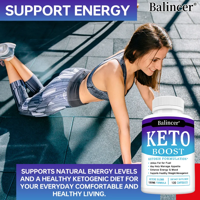 Weight Loss Organic Keto Detox Capsules Flat Belly Deep Cleansing Provides Energy Fat Burning Appetite Suppressant Supplements view 4