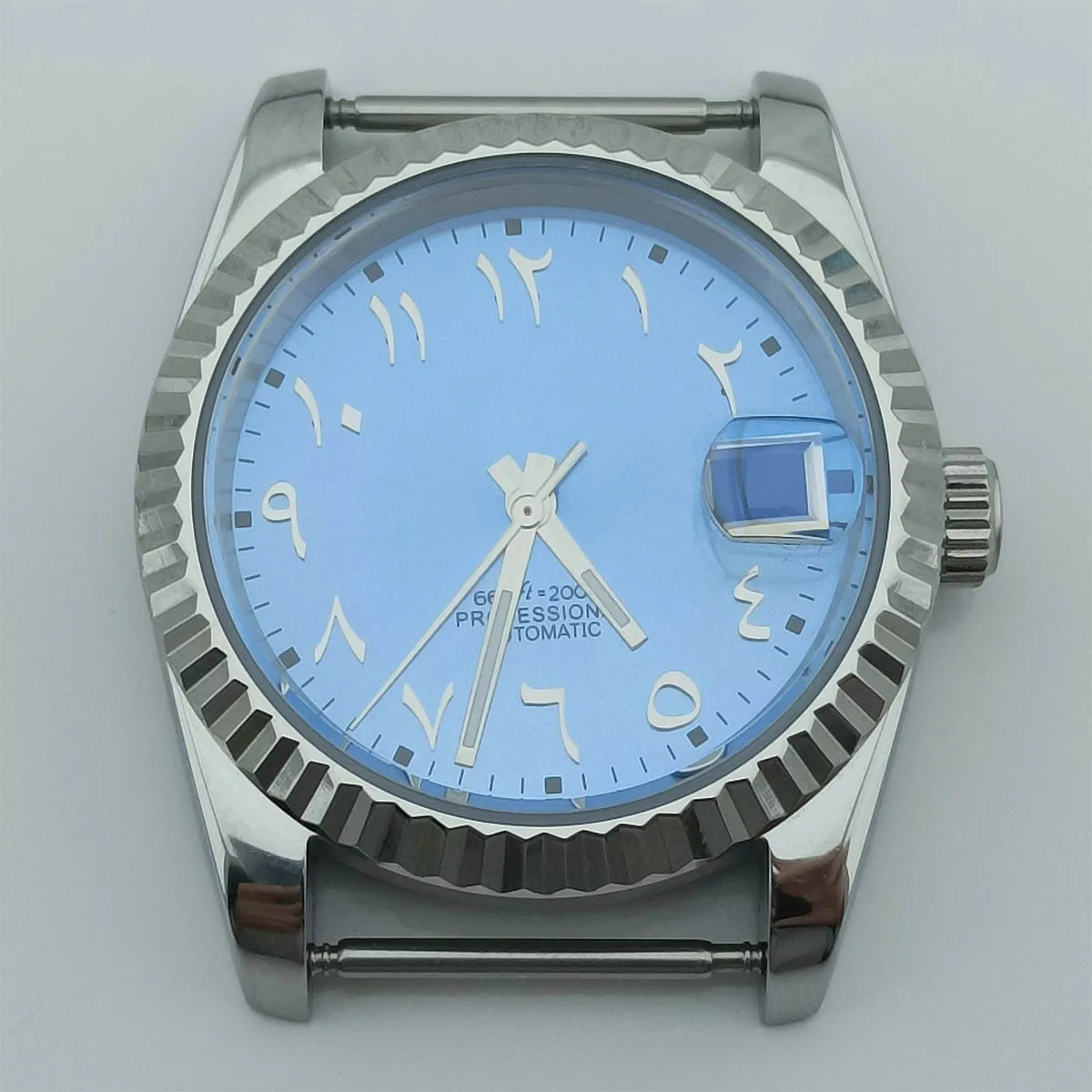 

NH35 case 36mm/39mm NH35 dial Arabic letters dial sapphire stainless steel case transparent case back for NH35movement