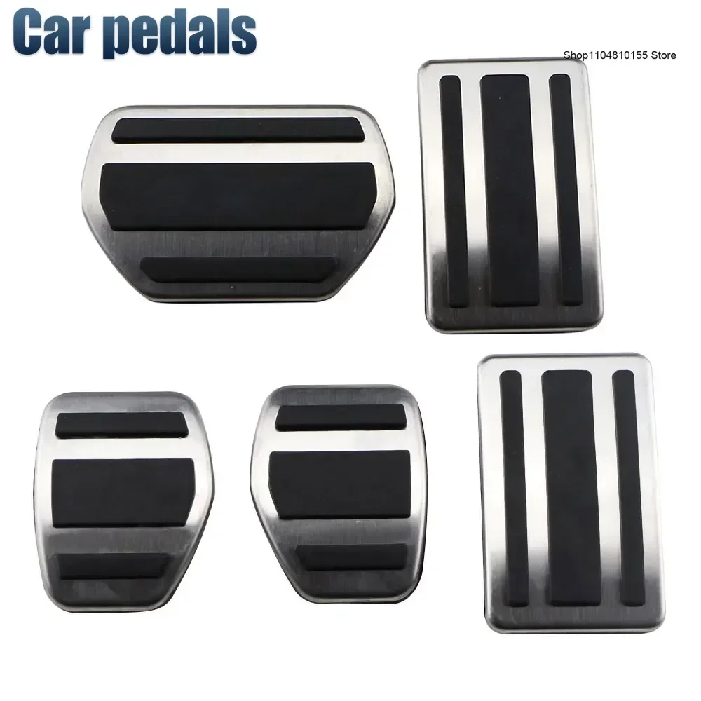 Car Pedals for Peugeot 508 for Citroen C5 2012 - 2014 C6 AT MT Stainless Steel Accelerator Clutch Brake Pedal Cover Accessories