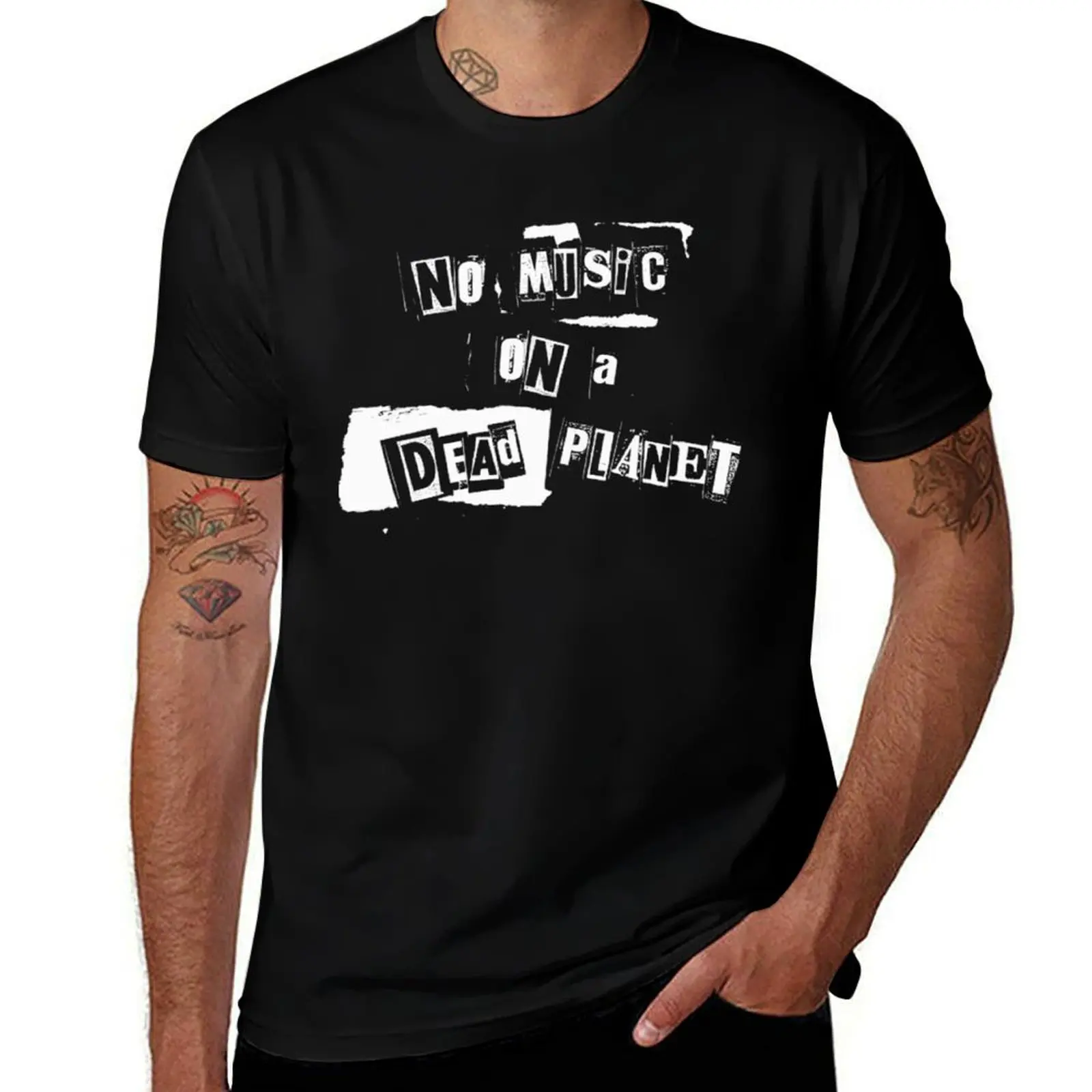 

No Music On A Dead Planet II Essential T-Shirt man graphic t shirt g man t shirts for men t shirt for man T-Shirt
