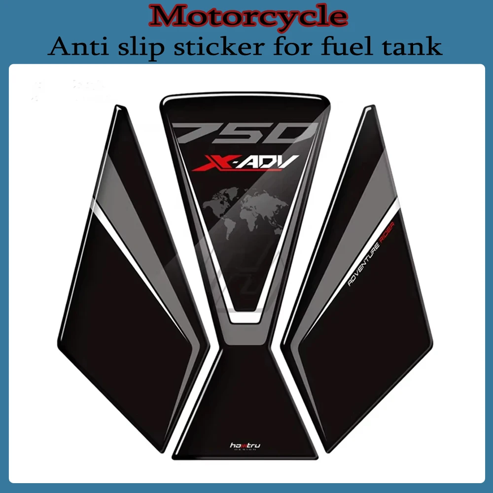 

protect decoration For Honda Scooter X-ADV Xadv 750 Tank Pad Protection Sticker 3D Resin Prevent Scratc Decal