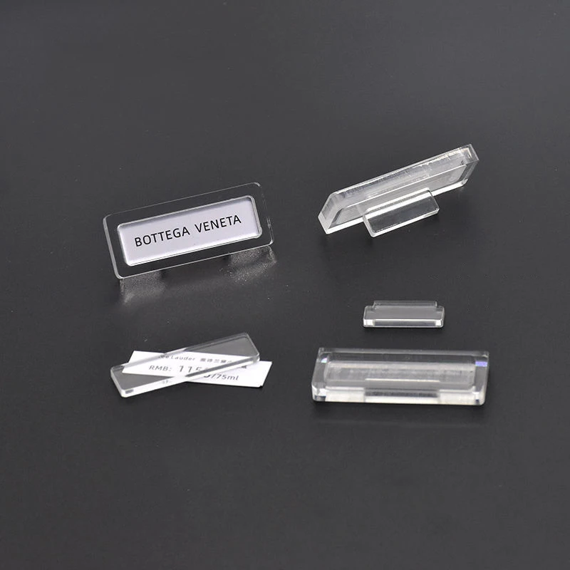 Mini Acrylic Price Tag for Commodity Small Price Lable Tool Jewelry Price Display Rack Jewelry Counter Accessories 5Pcs