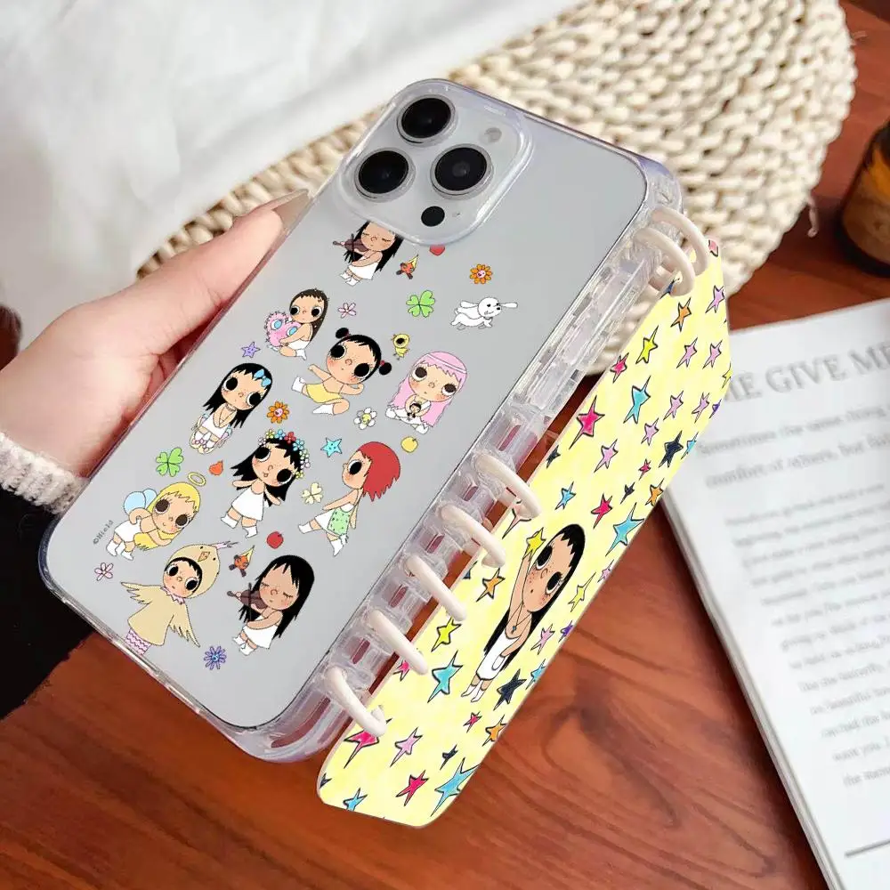 Korean Cute Little Jade Yuy Phone Case Flip-top Shell FOR IPhone 17 16 15 14 12 17Pro 15 16 Plus 13 11 Pro MAX Book Cover