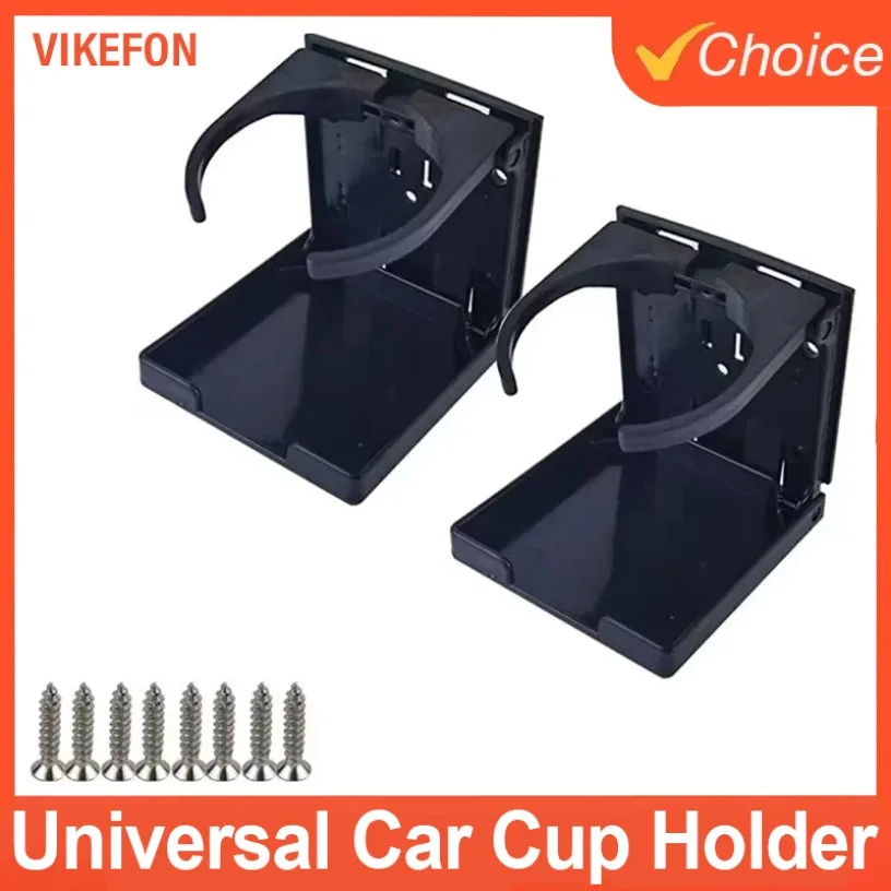 

Universal Car Cup Holder Folding Cup Drink Holder Water Bottle Holder Front Cup Holder Stand for Auto Car Truck Boat Cup Stand