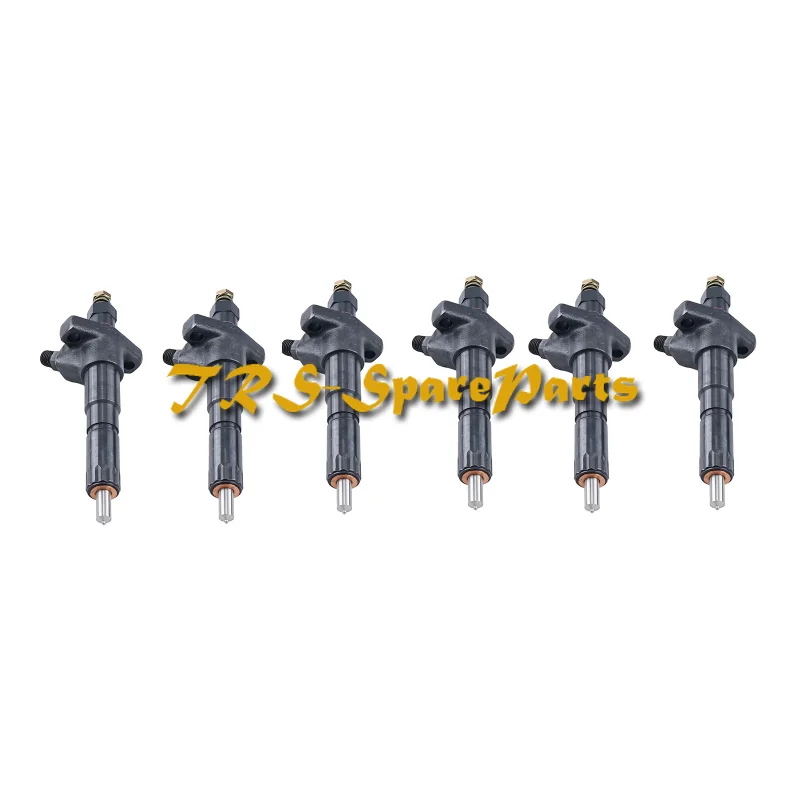 6X Fuel Injectors ME440071 For Mitsubishi 6D14 S12R S6R Engine Kobelco SK290LC