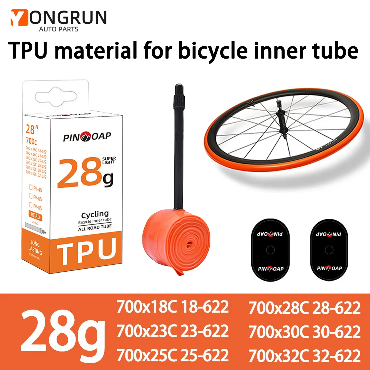 1/2 stücke Fahrrad Tpu Innenrohr 45/65/85mm Geeignet Für Presta Ventil 700x18/23/25/28/30/32c Mountainbike Rennrad Innenrohr