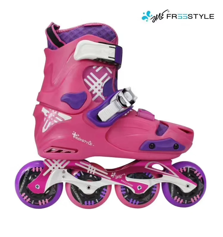 Factory Direct Sale Freestyle Adjustable Urban Inline Skates for Boys and Girls Kids Roller Skate Wheel
