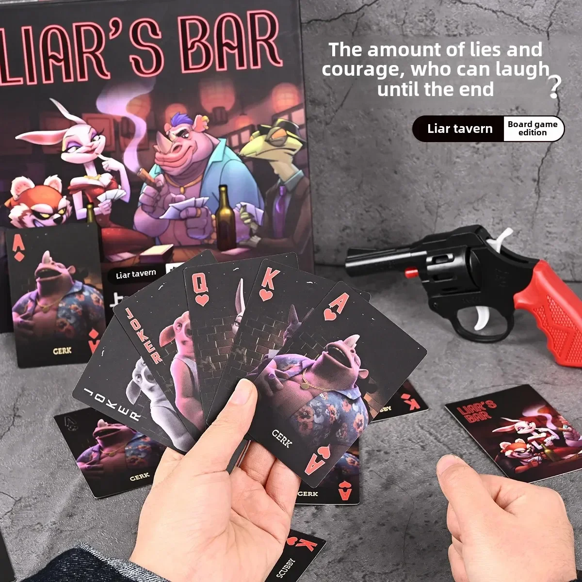 Fraud Pub Table Game Prawdziwe fizyczne karty Popularna gra w karty do pokera na imprezy Zbieranie rozrywki z Chin kontynentalnych