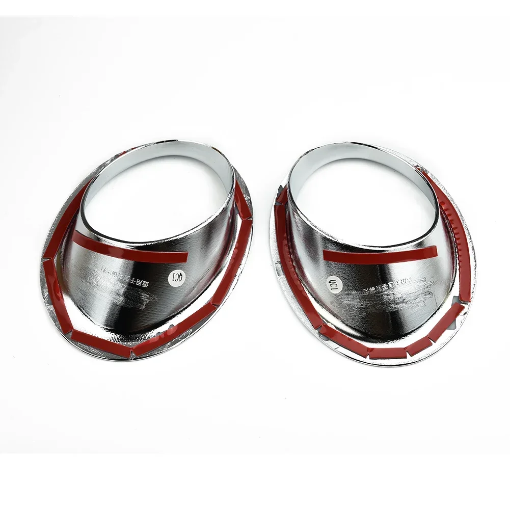 2pcs Chrome Front Fog Light Cover Trim Fit For Nissan Qashqai / +2 / Dualis J10 2010-2013 Automotive Interior Accessories