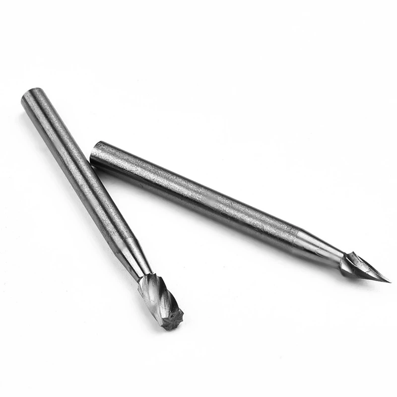 Carbide File 3X6 Metal Electric Grinding Head Woodworking Carving Single Groove File 10 Pieces Mini Drill Set