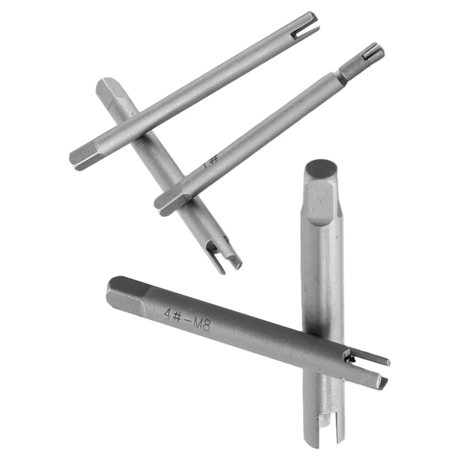5Pcs-M10 Screw-Tap Extractor Steel Broken Head-Taps Remover Stripped Screw Tap Extractor Screw Remover Tools Drill Bit Set