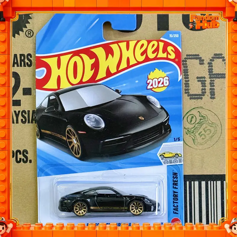 

Оригинальная модель автомобиля Hot Wheels Porsche 911 Carrera T 2026G – подарок для фанатов
