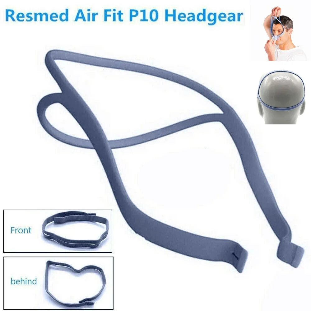 Replacement Head Band For Resmed Airfit P10 Cpap Made In Australia Cpap Mask Nasal Mask Respirator Head Strap Fixed Strap