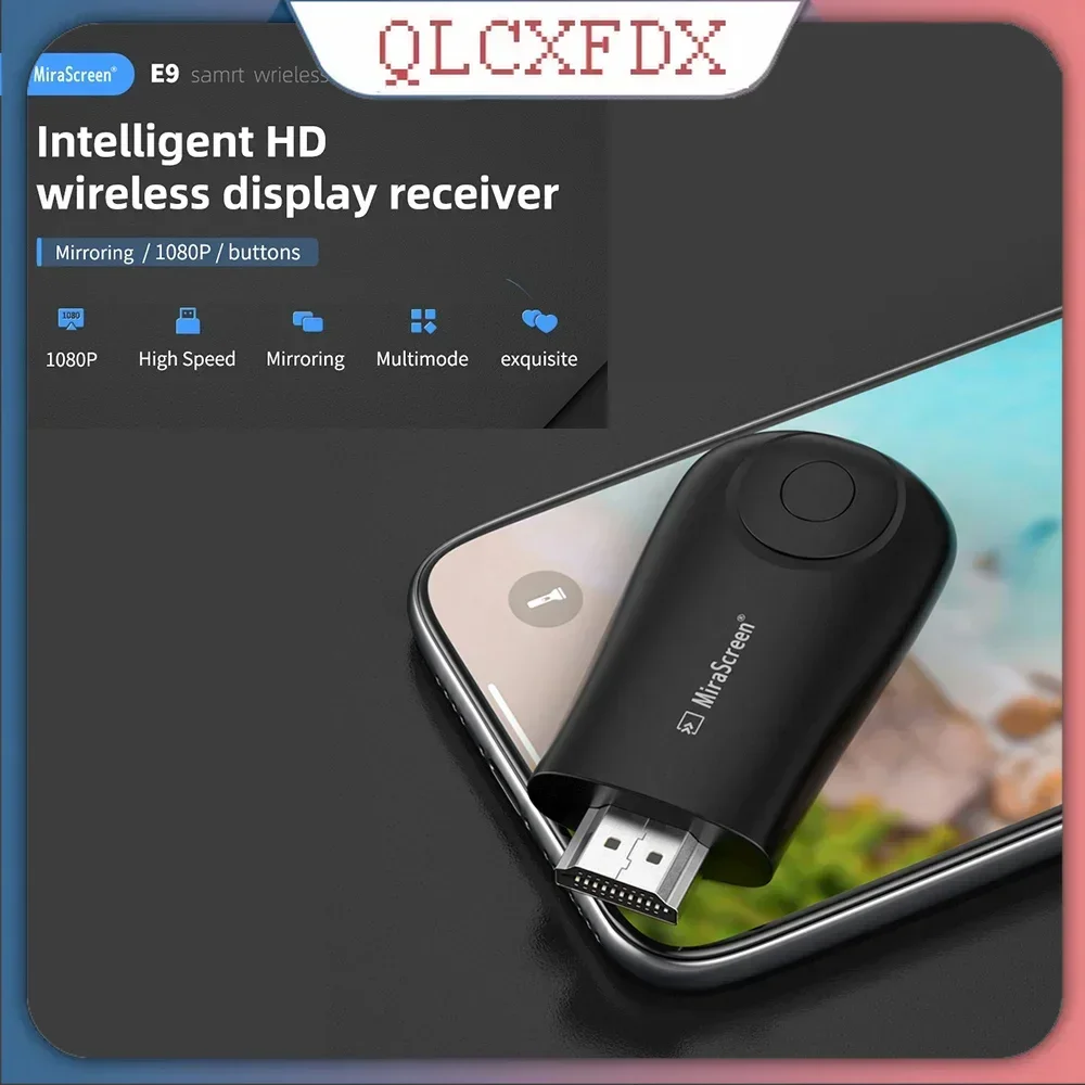 Wireless HDMI-compatible Wifi Display Dongle Miracast With AirPlay DLNA Full HD E9 TV Stick 1080P Mirror Screen For IOS Android