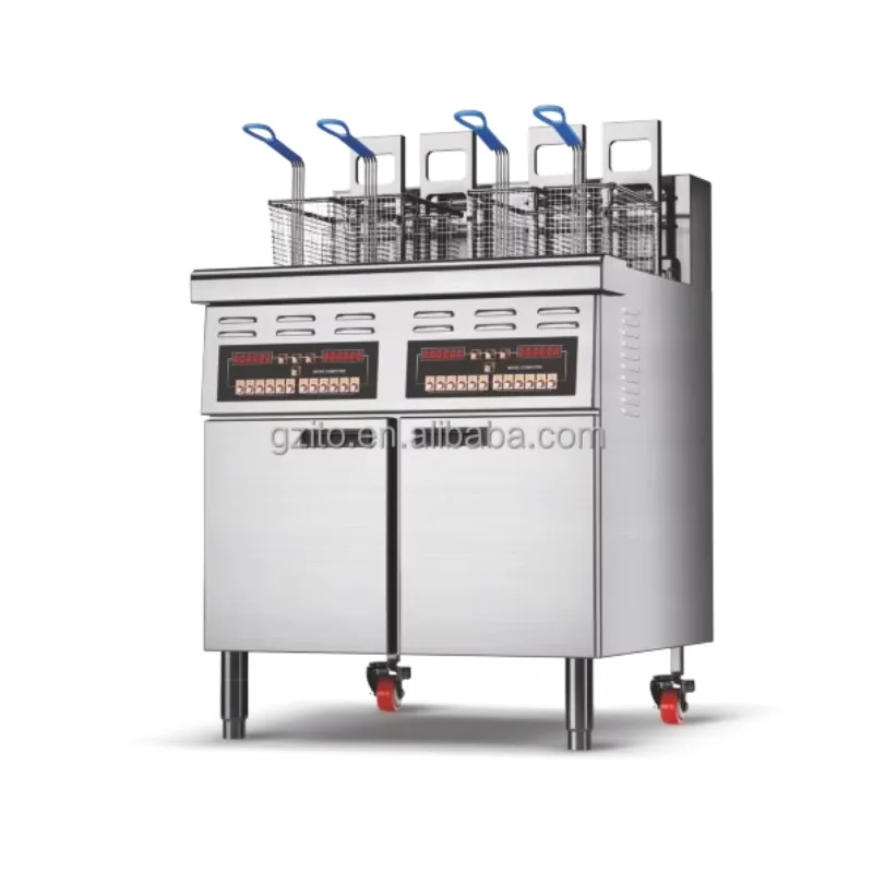 

Commercial Chicken Industrial Deep Fryer Electric Gas Open Fryer Machine / Frymaster Fryer Price