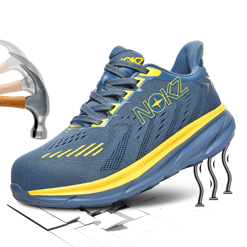 

Running Safety Shoes Anti-smash Anti-puncture Work Shoes Breathable Lightweight Work Sneakers Indestructible Women Shoes Boots