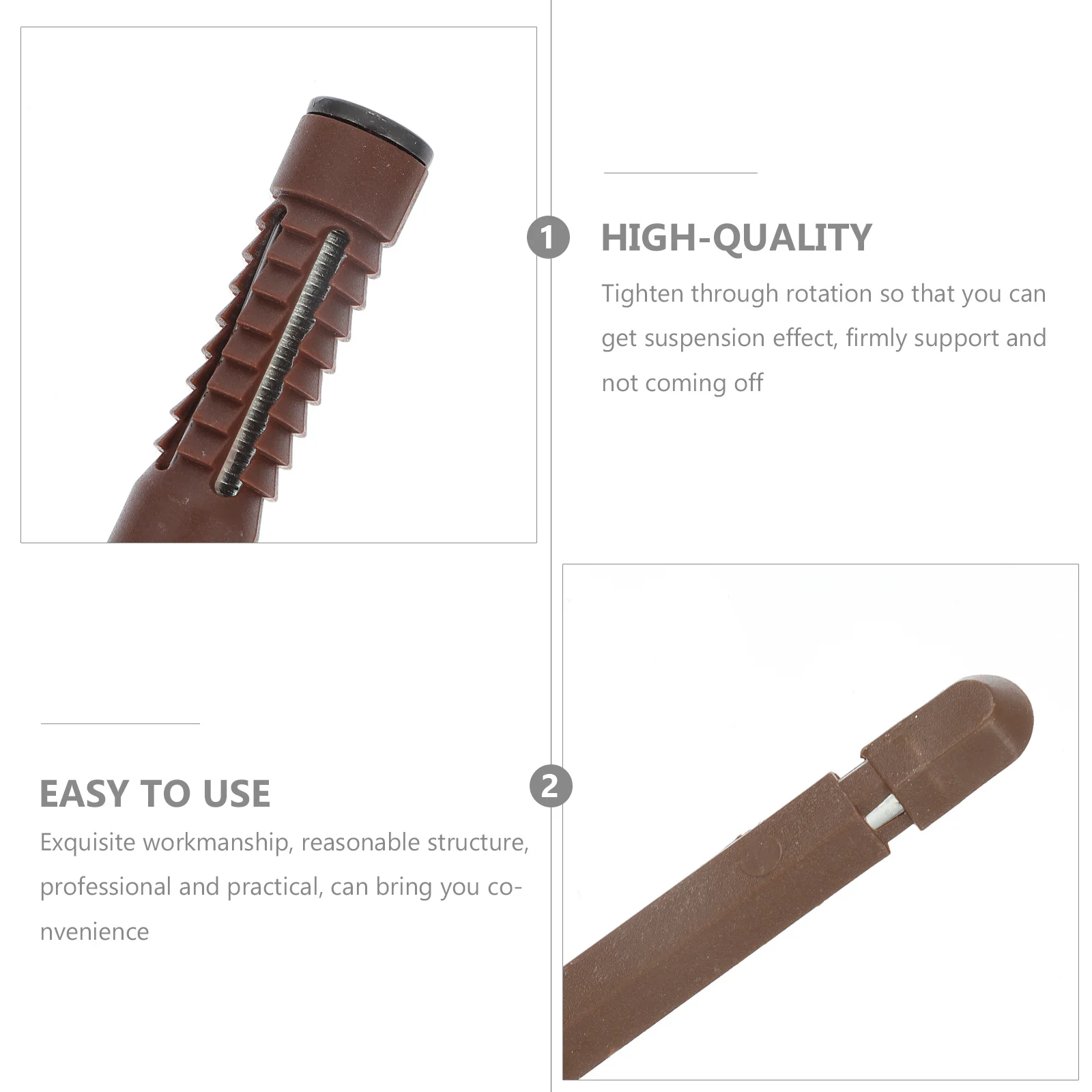 

5Pcs Invisible Shelf Brackets Heavy Duty Floating Bracket Wall Mounted Support for Board Rack Storage Strong Load-Bearing