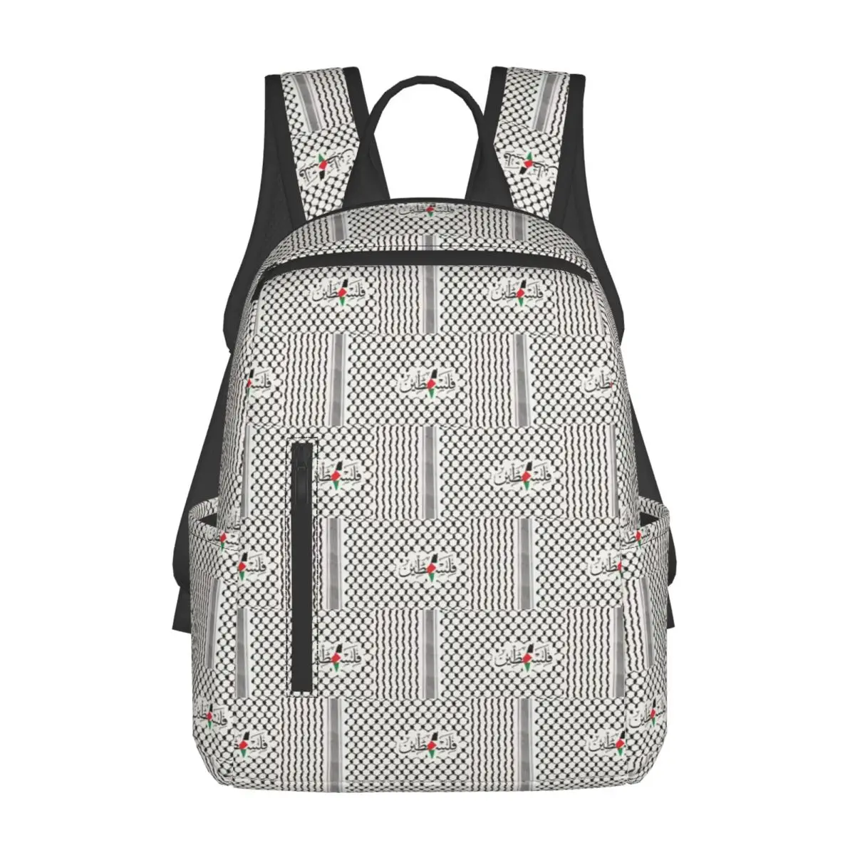 

Hatta Kufiya Folk Palestinians Backpack Daypack Boys Girls BookBag School Bag Shoulder Bags for Men Women