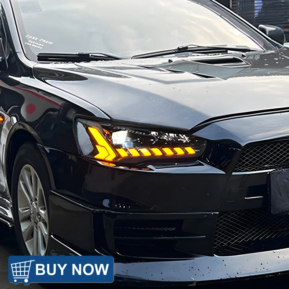 

Auto Headlights Assembly For Mitsubishi Lancer 2008-2017 LED Upgrade Audi A5 Style Dynamic Projector Lens Tool Car Accessories
