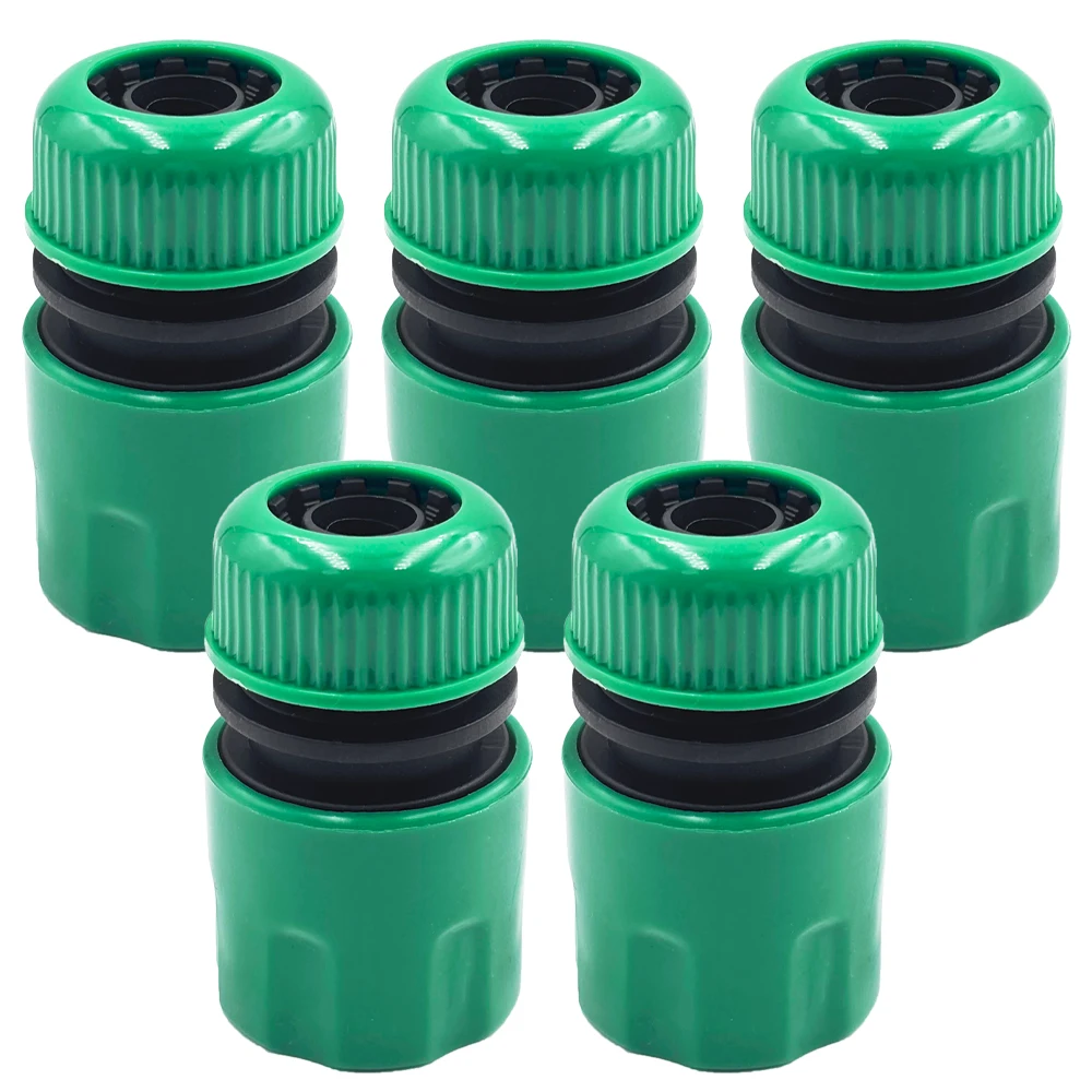 5 قطعة 1/2 "خرطوم مشترك موصل اقتران سريع لري الحديقة غسيل السيارات البلاستيكية