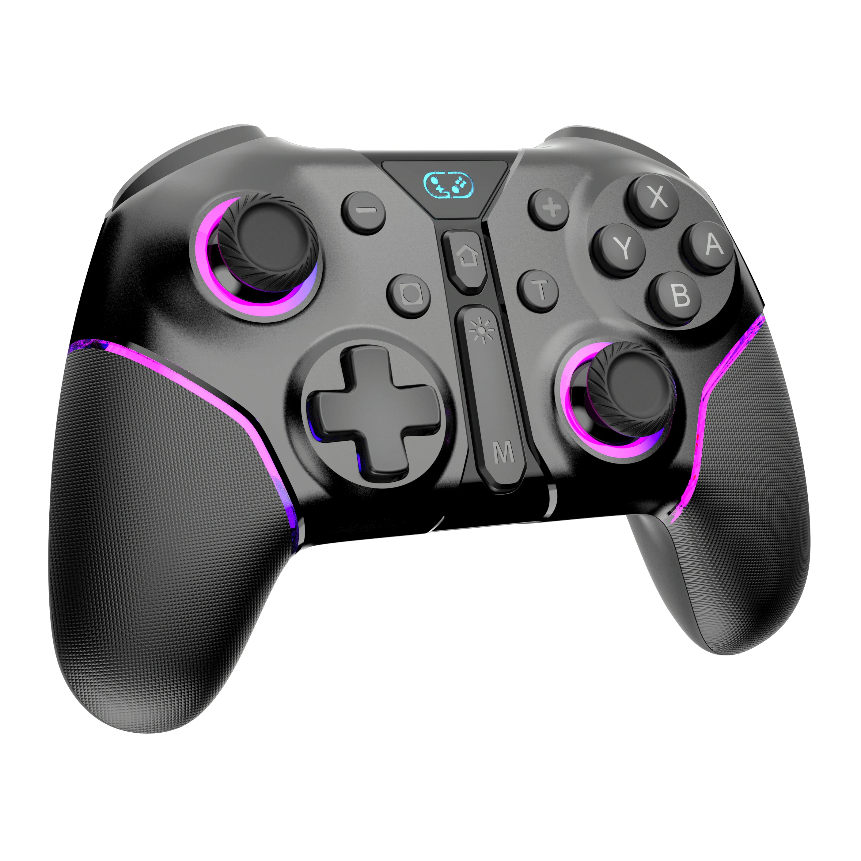 Manette de jeu pour Switch, OLED, Lite, PC, iOS, Android, contrôleur SKT-7048 avec RGB, Bluetooth, Virbration, Turbo