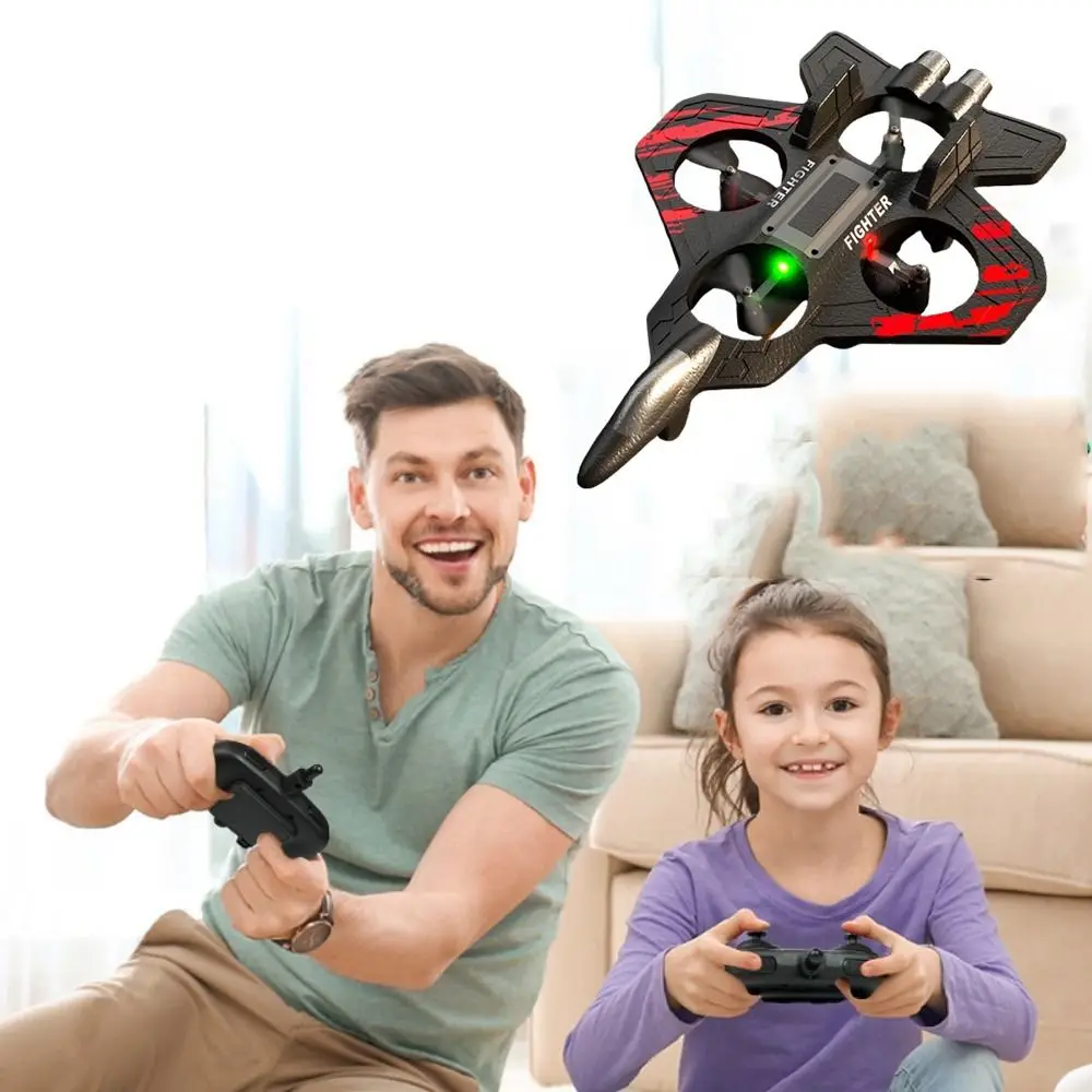 

EPP Foam Remote Control Foam Fighter Gravity Sensing 2.4G Stunt Four Motor Helicopter Toy Durable Rechargeable