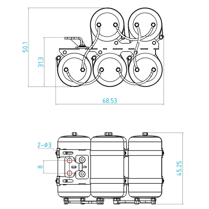 LESU-Métal précieux pour TAMIYA 1/14 RC, Tracteur à benne basculante hydraulique, Camion modèle à l'échelle, Véhicule Scania Benz, Voitures télécommandées