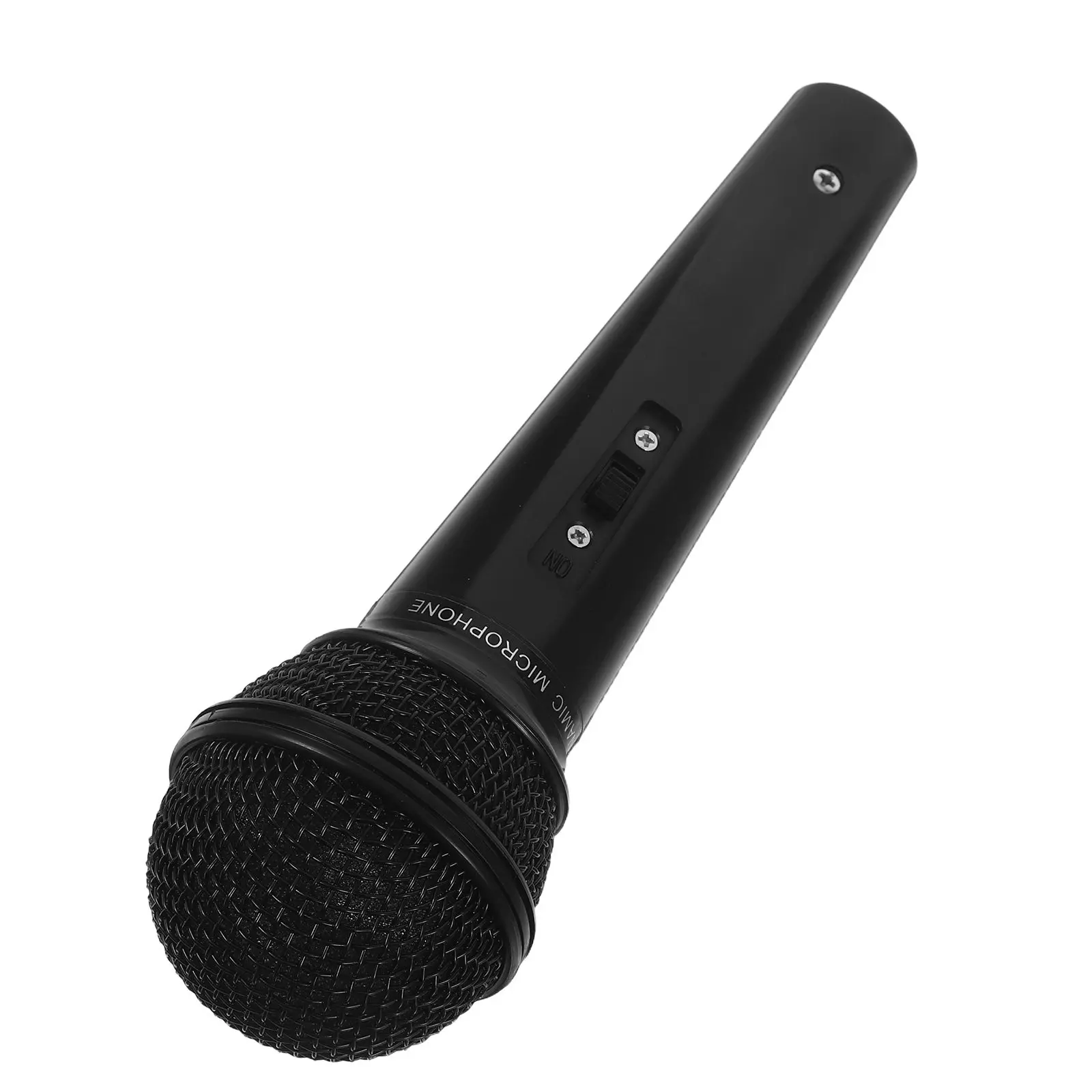 Microphone Prop Realistic Simulation Design Portable Lightweight for Stage Plays Singing Performances Birthday Parties Role
