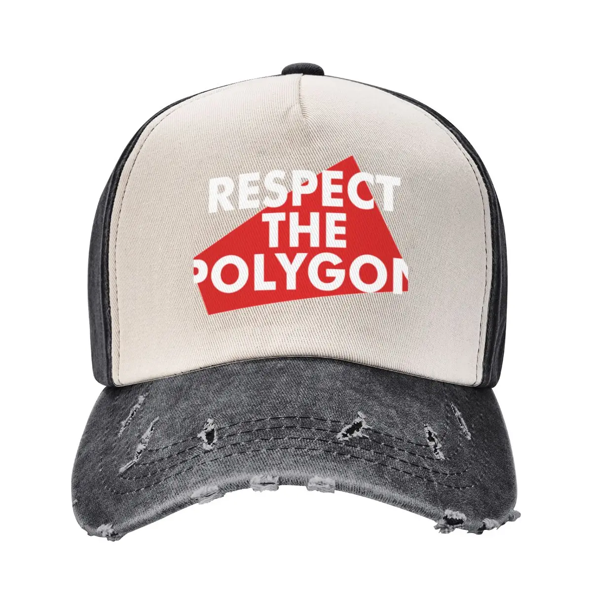 Respect The Polygon Baseball Cap Anime Hat Man Luxury Sun Hat For Children Sports Cap Designer Man Women's